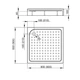 Душовий піддон Radaway Rodos C Compact 900x900x165 Білий (4K99155 04) - изображение 2
