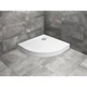 Душовий піддон Radaway Doros A Compact 900x900x115, білий - изображение 2