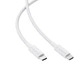 Кабель Type-C на Type-C ACEFAST C18-03 Braid Charging Data Cable (1.2m, 60W, 3A). White - изображение 2
