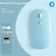 Безпровідна мишка AppStyle Blue — Bluetooth + 2.4G USB, тиха, подвійний режим підключення (блакитна) - изображение 1