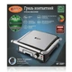 Притискний контактний гриль BBQ Bitek електричний нержавіюча сталь розкриття 180 градусів 3000 Вт (AA0674) - зображення 9