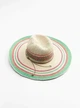 Солом'яний капелюх у смужку Zara 0653/212 57см Бежевий (0065321206957) - изображение 1