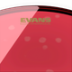 Пластик для бас-барабана Evans BD22HR 22" Hydraulic Red Bass - зображення 3
