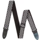 Ремень для гитары Dunlop D3831BK Black & White Checkered Strap - изображение 2
