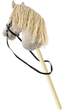 Koń na kiju Milly Mally Hobby Light Grey (6626) (5907090700825) - obraz 3