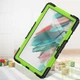 Чехол ARM Cover Samsung Galaxy A8 (2021) SM-X205 / SM-X200 противоударный с ремнём и подставкой 360° Black/Green - изображение 8