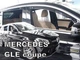 Дефлектори вікон вітровики Mercedes GLE C292 Coupe 15-19 вставні 4шт Heko Мерседес ГЛЄ АМ0054663 - зображення 1