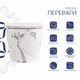 Унітаз підвісний Robin Ultra Quiet 490×365×325 мм, Marble, з сидінням Slim Duroplast / Soft-close / Quick Release QT13332381АSMR - зображення 3