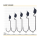 Джиг-головка BKK Silent Chaser-Glide 'N Shake №2/0 5.25г 3/16oz (4шт) - изображение 2