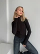 Жіноча тепла кофта на змійці Uaclothes 42-44 Чорний (like35587-160081349) - изображение 6