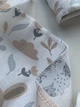 Пелюшка ситцева 110 х 100 см Сова і зайчик - зображення 4
