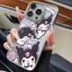 Силиконовый чехол Kuromi (Sanrio) для iPhone 11 Pro - изображение 3
