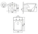 Унитаз подвесной Qtap Robin Ultra Quiet, с сиденьем Slim Duroplast/Soft-close/Quick relase QT17332303ASSB - изображение 8