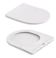 Унитаз подвесной Qtap Robin Ultra Quiet, с сиденьем Slim Duroplast/Soft-close/Quick relase QT13332381АSMR - изображение 7