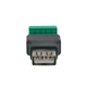 Роз'єм USB під затискач (female) - изображение 7