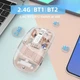 Мышь беспроводная BT Recharge Transparent Mouse 501 Bluetooth 5.2 2.4G - изображение 4