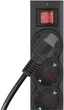 Сетевой фильтр Emos P54219 6 розеток 3 м 10 A 2300 Вт Черный (P54219) - изображение 8