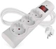 Мережевий фільтр Emos P54213 3 розетки 1.5 м 10 A 2300 Вт Білий (P54213) - зображення 1