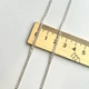 Серебряная цепочка нонна 45 см с алмазной гранью, плоская, 925 проба, женская, детская (н-40-45) - изображение 5