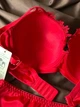 Комплект бюстгальтер поролон + трусики слип 2392 Weiyesi красный 80D/L - изображение 3
