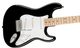 Електрогітара FENDER SQUIER AFFINITY SERIES STRATOCASTER MN BLACK - зображення 3