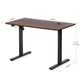 Стіл Mealux PowerDesk Energy Walnut з електрорегулюванням висоти (арт. EVO-201 Energy Walnut/B) - изображение 6