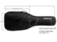 Чехол для бас-гитары MONO M80-STEB-BLK Stealth - изображение 5
