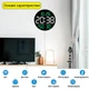 Часы Deepfox DS-5501 LED цифровые электронные настенные Будильник Дата Температура Влажность (диаметр 25,4см) зелёный - изображение 2