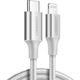 Кабель UGREEN US304 Type-C to Lightning PD36W MFi 1.5м White (70524) - изображение 2