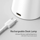 Настільна лампа BASEUS Rechargeable Folding Reading Desk Lamp White (DGZG-02) - зображення 3