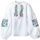 Сорочка вишиванка лляна для дівчинки Trendy Tot 03-01683 білий 134 см (9 років) - изображение 7
