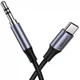 Кабель перехідник для навушників Ugreen AV143 Male to USB Type-C Audio Cable3.5mm Braided with Aluminum Shell - зображення 1