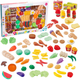 Набір для кухні Woopie Delicious Play Set Магазин Овочі Фрукти 120 елементів (5906280653620) - зображення 1