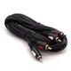 Audio - Video Инсертный Кабель Cabletech Eco-line 2RCA - 2RCA Cable 10м Black - изображение 1