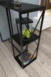 Барный стол с полками в стиле лофт EcoLoft Витория DSP-1277-5 Черный - изображение 2