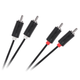 Audio - Video Инсертный Кабель Cabletech Standart 2RCA - 2RCA 1.8м Black - изображение 2