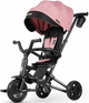 Триколісний велосипед Qplay Nova Niello 6в1 з капюшоном Рожевий (5061047480472) - зображення 1