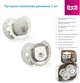 Пустышки Lovi Buddy bear силиконовые динамические 0-6 месяцев 2 шт (22/863_new) - изображение 4
