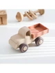 Силиконовая машинка-грызунок "Baby Truck" с вращающимися колесами для малышей от 6 месяцев бежевый (PC1034) - изображение 3