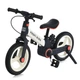 Велосипед-беговел (велобег) PROFI KIDS MB 1021-2 с родительской ручкой и резиновыми колесами 12", Черно-белый - изображение 14