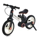 Велосипед-беговел (велобег) PROFI KIDS MB 1021-2 с родительской ручкой и резиновыми колесами 12", Черно-белый - изображение 15