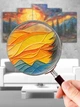 Модульна картина на стіну «Захід сонця» для спальні, вітальні чи кухні 80x125 см MK50355 - зображення 4