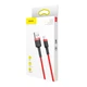 Кабель Baseus Cafule Cable USB For Lightning 1.5A 2m Red+Red (CALKLF-C09) - изображение 3