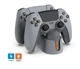 Зарядная база DOBE TP5-1501X для одновременной зарядки 2 геймпадов DualSense PlayStation 5 PS5 с LED-индикацией USB Серый - изображение 7