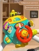 Руль музыкальный игрушка интерактивная на коляску Уточка, кресло или кроватку с креплениями, с мелодиями и светом для малышей - изображение 2