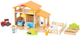 Drewniana farma Viga Dom farmera z ogródkiem i traktorem 21 element (6971608448041) - obraz 2