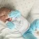 Дитяча піжама з довгим рукавом унісекс Trendy Tot 03-01408 блакитний 86 см (18 мiс.) - изображение 3
