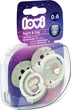 Пустышки Lovi Night&Day Hedgehog силиконовые динамические 0-6 месяцев 2 шт (22/929) - изображение 2