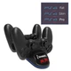 Двойная зарядная dock станция DOBE подставка для контроллеров DualShock 4 Sony PlayStation 4 (PS4 / PS4 SLIM / PS4 PRO) c LED индикаторами статуса зарядки - изображение 1