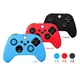 Силіконовий захисний синій чохол-кейс DOBE для геймпаду Microsoft Wireless Controller консолі Xbox Series S | X, дві накладки на стіки (thumb grips) - зображення 5